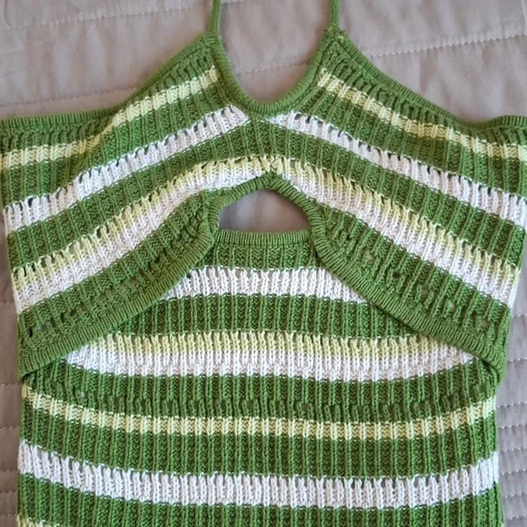 Sincerly Jules Dresses Halter Crochet Dress Womens Size XSmall - Picture 4 of 6